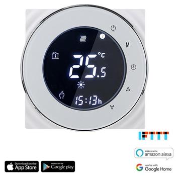 iQtech SmartLife GBLW-W, WiFi termostat pro podlahové vytápění, bílý Bazar