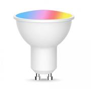 iQtech SmartLife GU10, Wi-Fi LED RGBW žárovka GU10, 85-265 V, 5 W, bílá/barevná