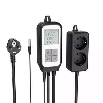 iQtech SmartLife TCT01, chytrý Wi-Fi zásuvkový adaptér s měřením Teploty, 10 A