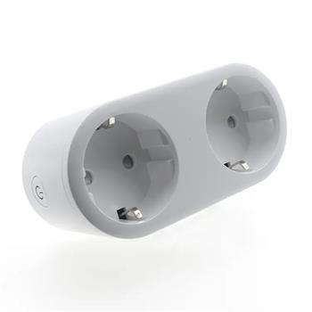 iQtech SmartLife WS202z, Zigbee Smart dvojzásuvkový adaptér, 15 A