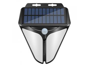 iQtech Solar 30 solární venkovní světlo, 30 LED, senzor, bezdrátové, bílé