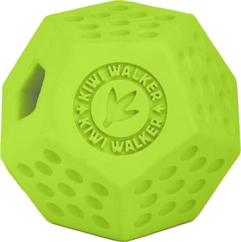 Kiwi Walker Gumová hračka s otvorem na pamlsky DODECABALL, Maxi 8cm, Zelená