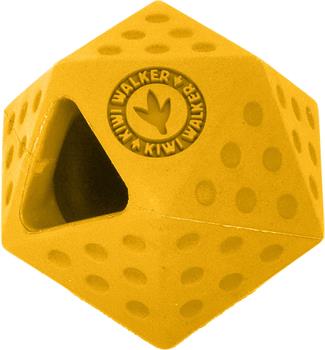 Kiwi Walker Gumová hračka s otvorem na pamlsky ICOSABALL, Mini 6,5cm, Oranžová