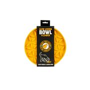 Kiwi Walker lízací miska Flower Maxi Slow-Licking Bowl - prům. 240mm - Oranžová