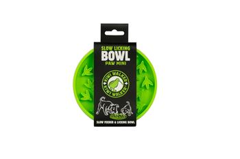 Kiwi Walker lízací miska Paw Mini Slow-Licking Bowl - prům. 140mm - Zelená