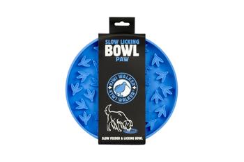 Kiwi Walker lízací miska Paw Slow-Licking Bowl - Blue Maxi prům. 240mm - Modrá