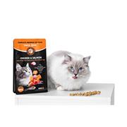 Kiwi Walker Mrazem sušené krmivo pro kočky kuře a losos 150 g