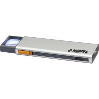 Konus Linen Tester duální lupa 3x/6x s LED osvětlením