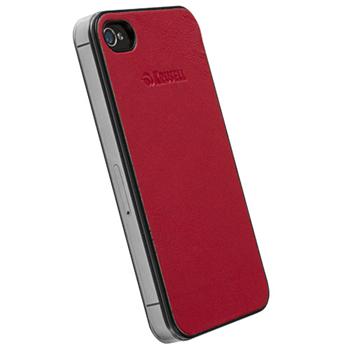 Krusell zadní kryt DONSÖ pro Apple iPhone 4S, červená