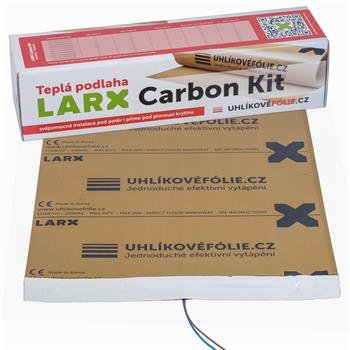 LARX Carbon Kit 90 W, topná fólie pro svépomocnou instalaci, délka 1,2 m, šířka 0,5 m
