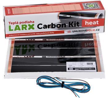 LARX Carbon Kit heat 234 W, topná fólie pro svépomocnou instalaci, délka 2,6 m, šířka 0,5 m