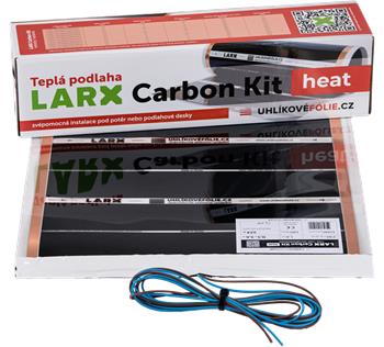 LARX topná fólie Carbon Kit heat, 450 W, délka 5,0 m, šířka 0,5 m, svépomocná instalace