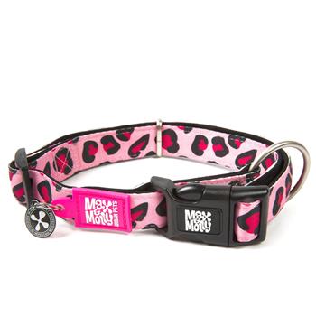 Max & Molly Smart ID obojek Leopard Pink, velikost XS