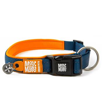 Max & Molly Smart ID obojek Matrix Orange, Velikost M