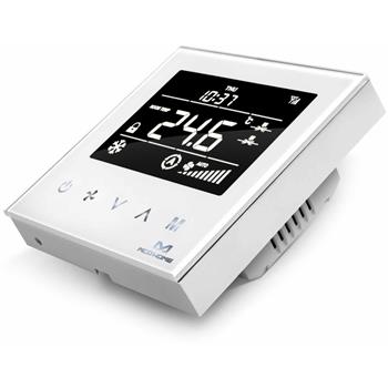 MCOHome Fan Coil termostat pro dvoutrubkové vent. jednotky, bílá
