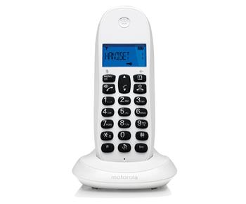 Motorola C1001CB+ White -Call blocking - Hands Free -Backlight Screen