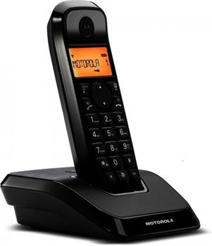 Motorola S1201 Black bezdrátový telefon - Callblocking - Hands Free - Backlight Screen