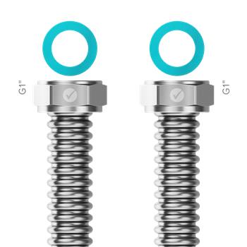 Nerezová trubka Merabell Ready! G5/4”–G5/4”, délka 60cm