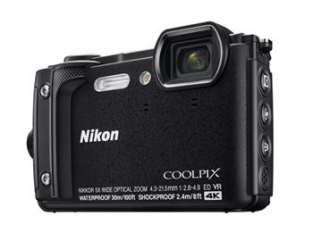 NIKON COOLPIX W300 Black + 2 in 1 plovoucí popruh