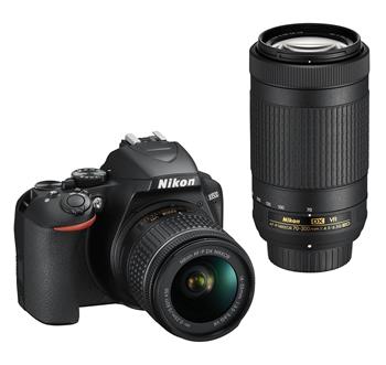 NIKON D3500 Black + 18-55 VR AF-P + 70-300 VR