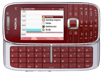 Nokia E75 Red