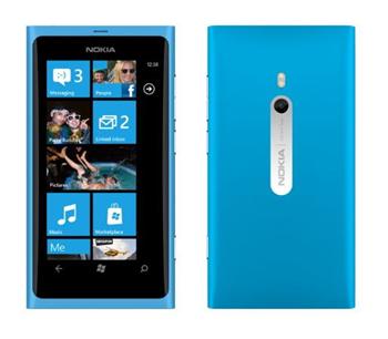 Nokia Lumia 800 Cyan (azurová)