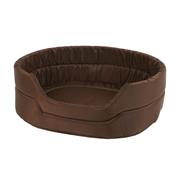 OLALA Pets AGGA Low No.4, pet bed for 61x51x16 cm, brown