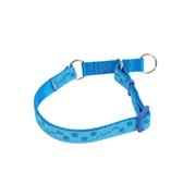 Olala Pets Obojek polostahovací  TLAPKY 15mm x 23-35 cm, modrá Bazar