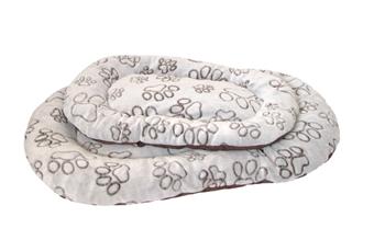 Olala Pets Poduška 60x40 cm hnědá tlapka A55