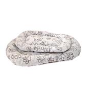 Olala Pets Poduška 60x40 cm hnědá tlapka A55