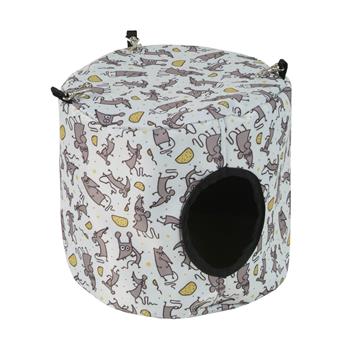 Olala Pets Závěsný domeček pro hlodavce 15x15cm myška