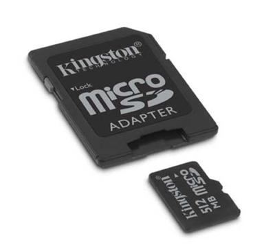 Pam. karta - KINGSTON 1 GB micro SD včetně adaptéru