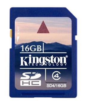 Pam. karta - KINGSTON 16 GB SDHC Class 4