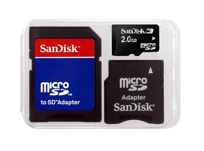 SanDisk 2GB microSD Multi Kit