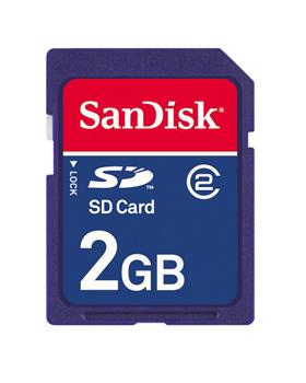 Pam. karta - SanDisk 2GB SD