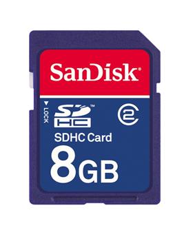 Pam. karta - SanDisk 8 GB SDHC