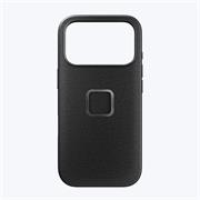 Peak Design Everyday Fabric Case - iPhone 17 Pro - Charcoal
