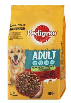 PEDIGREE granule M/L Adult hovězí se zeleninou 500g