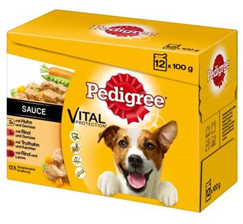 PEDIGREE kapsička s kuřecím v šťávě 12pack 1200g