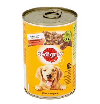 PEDIGREE konzerva s hovězím v želé 400g