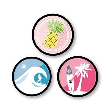 Sada odznáčků Nikidom Roller Pins Aloha
