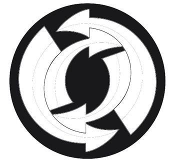 Sada samolepek Nikidom Roller Wheel Stickers Arrows