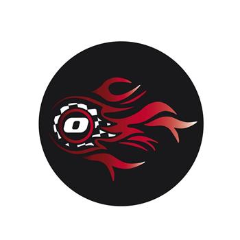 Sada samolepek Nikidom Roller Wheel Stickers Fire