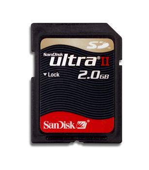 SanDisk paměťová karta 2 GB SD ULTRA