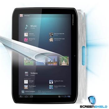 ScreenShield fólie na displej + carbon skin (stříbrná) pro Motorola XOOM MZ601