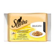 SHEBA kapsička Delicacy drůbeží výběr 4pack 340g