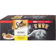 SHEBA kapsička Drůbeží výběr 40x85g