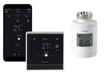 Siemens RDS110.RR Bezdrátová startovací sada pro radiátory