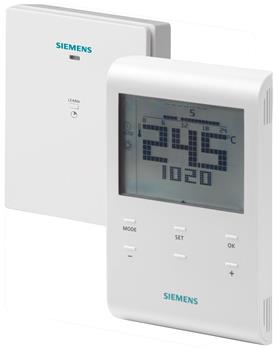 Siemens termostat RDE100.1RFS, programovatelný, digitální, prostorový, bezdrátový