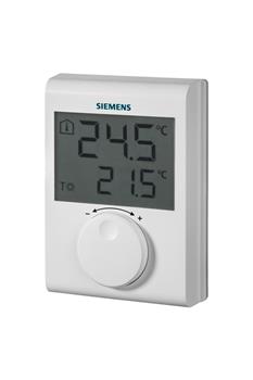 Siemens termostat RDH100, digitální, prostorový s kolečkem, drátový